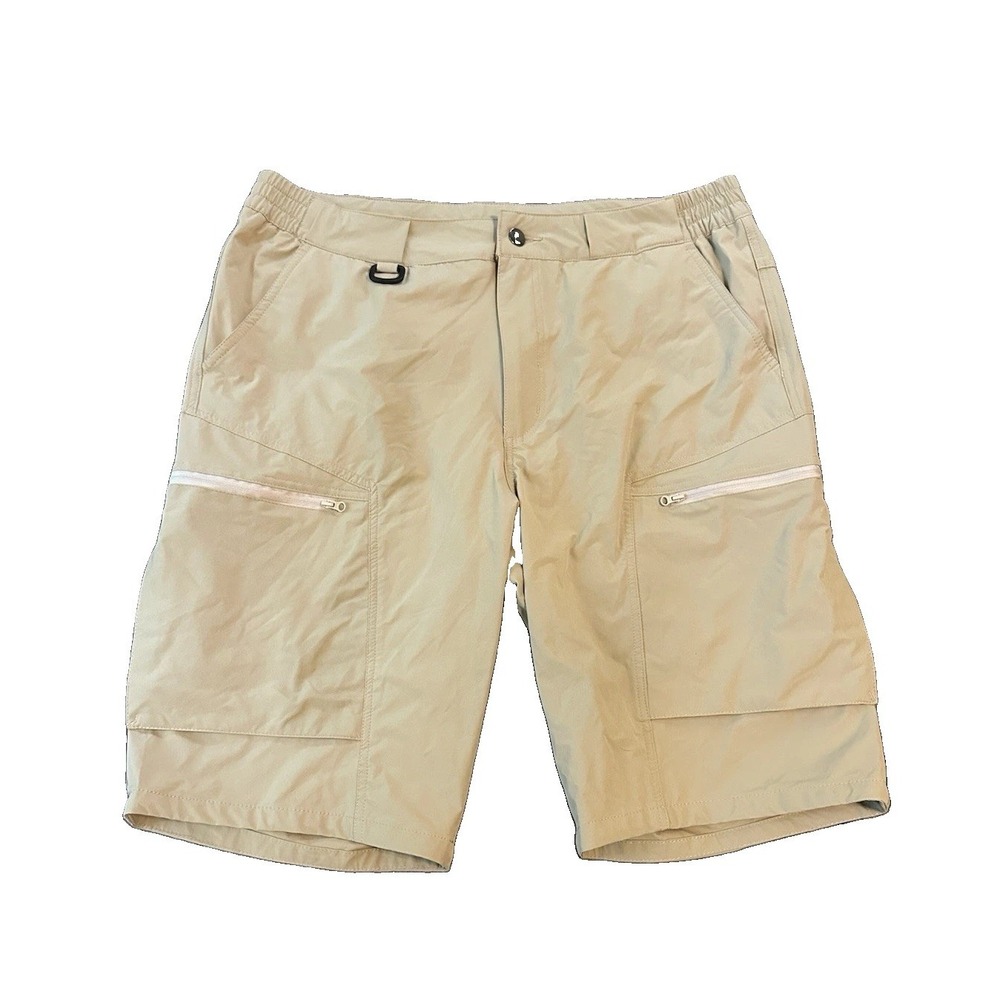 Free Soldier Tactical Gear Mens Cargo Shorts 36x12 Khaki Tan Hiking Gorpcore